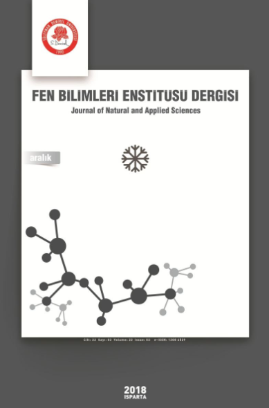 Süleyman Demirel Üniversitesi Fen Bilimleri Enstitüsü Dergisi